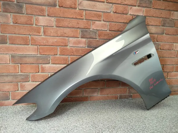 Parafango Anteriore Sinistro BMW F10 F11 A52/7 Grigio Spaziale Alluminio image 2