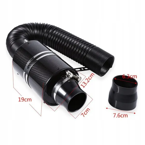 Airbox Carbon Cone Filter Kit 76/77mm BM Sport image 5