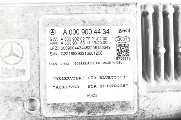 Module Bluetooth OEM A0009004434 pour Mercedes image 3