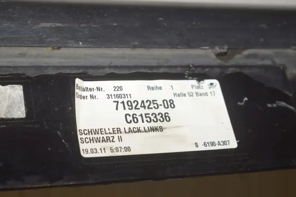 OEM 7225837 Linker drempelafdekking BMW 7 Serie F01/F02 image 5