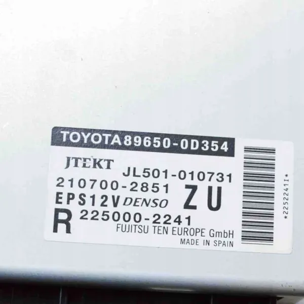 Unité de commande direction assistée OEM JL501010731 Toyota Yaris image 6