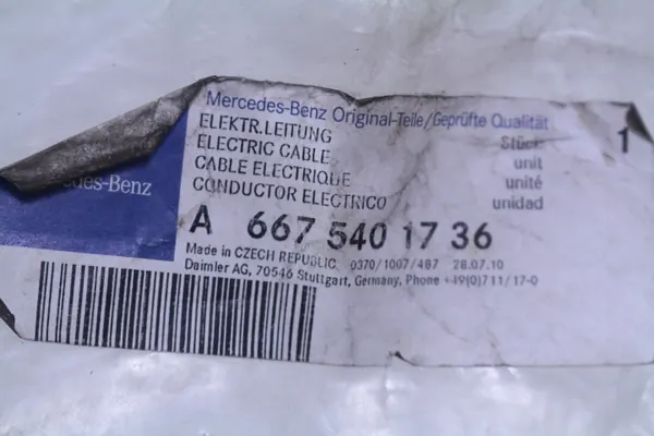Mercedes Bremsbelagsensor OEM A6675401736 - Gebraucht image 5