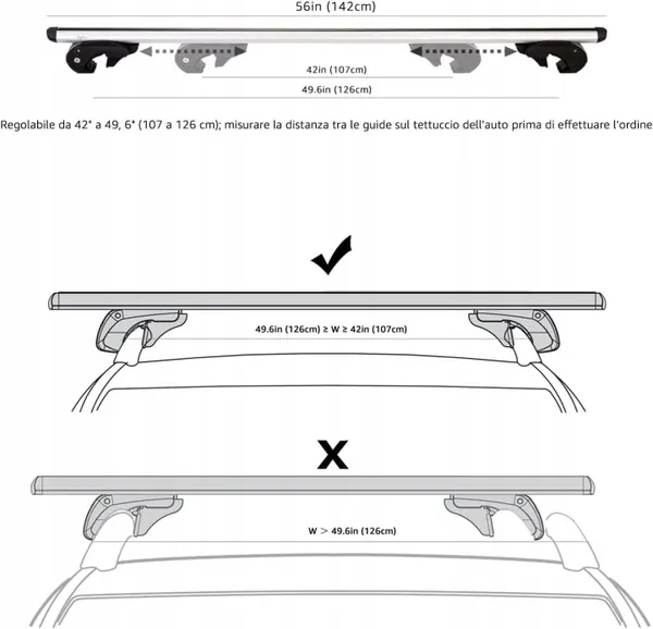 Amazon Basics Dachgepäckträger OEM DSRB007, 142cm image 3