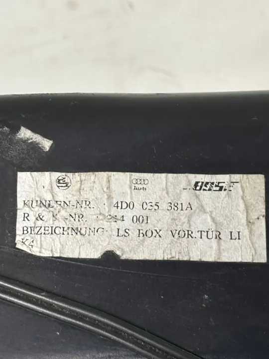 Haut-parleur porte avant gauche OEM 4D0035381A Audi A8 D2 image 4