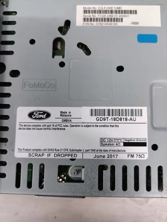 Module Radio Lincoln OEM GD9T18D818AU - Occasion image 7