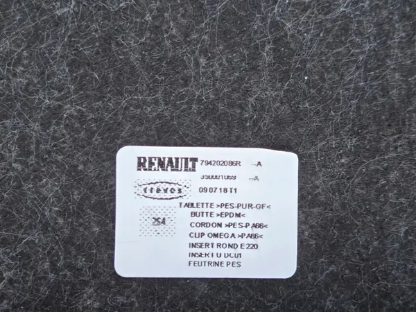 Prateleira de bagageira Renault Megane IV HB OEM 794202086R image 8