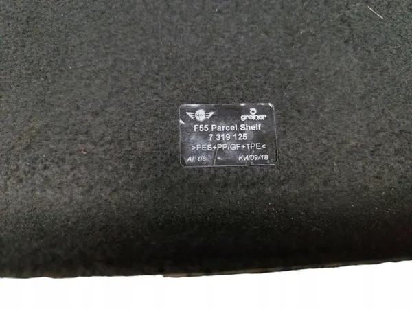 OEM 7319125 Heck-Kofferraumablage für Mini Cooper F55 image 3