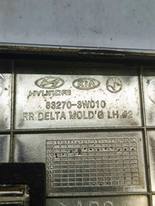 Moldura Puerta KIA Sportage OEM 832703W010S6 Izquierda Trasera image 5