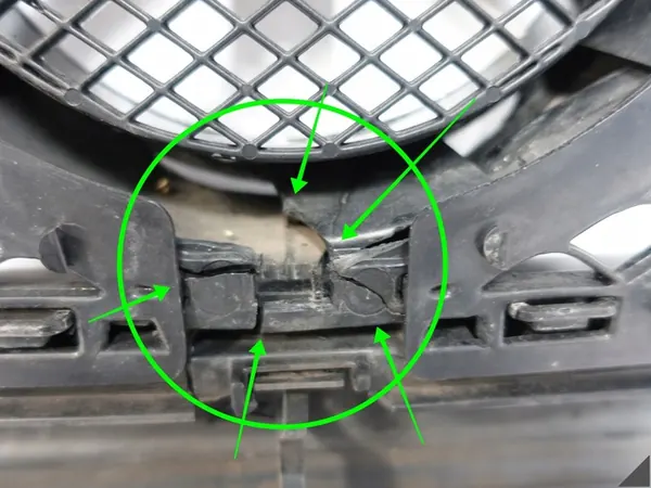 FRONTGRILL MERCEDES G-KLASA W463 G63 AMG 17-18 A4638880000 image 10