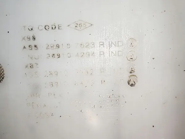 Pyyhkijän Säiliö 289107623R Renault Captur I 13-18 image 3