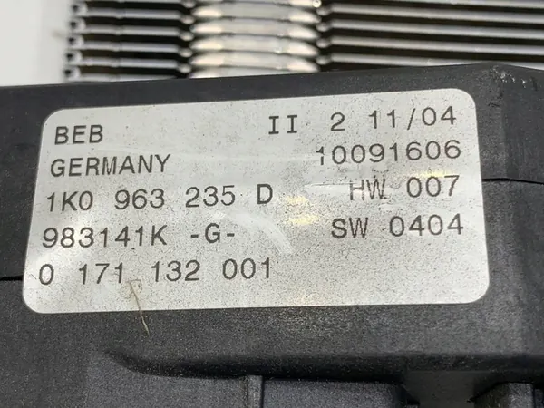 AUDI A3 8P Verwarming 1K0963235D Hatchback 03-13 image 5