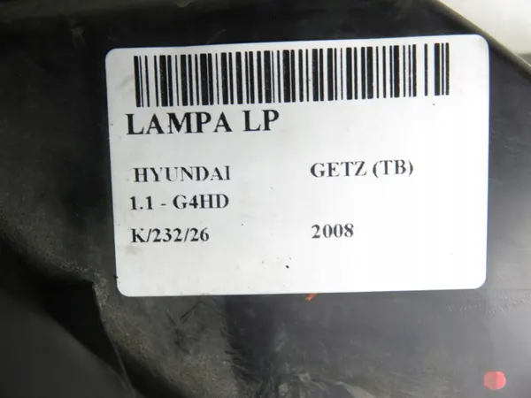 Linker koplamp Hyundai Getz OEM LAMPA LEWA PRZEDNIA image 9