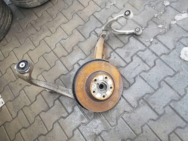 Audi Q7 4L 05-15 rechte Vorderachsschenkel OEM 7P6407246A image 2