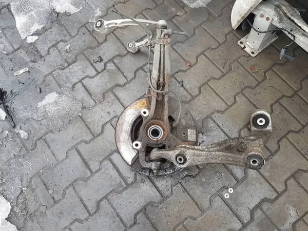 Audi Q7 4L 05-15 rechte Vorderachsschenkel OEM 7P6407246A image 4