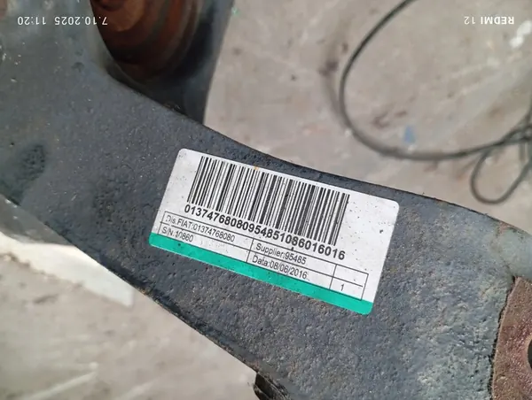 Mozzo Sospensione Destro Fiat Ducato III 2.3 01374768080 image 3