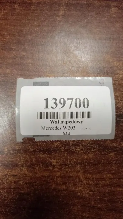 Mercedes W203 2.0 Aandrijfas OEM 034906 image 7