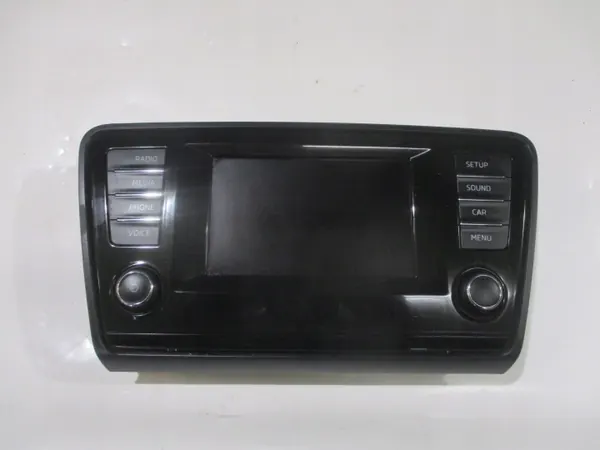 Skoda Bolero Radio-display OEM 5E0919605B - Gebruikt image 2