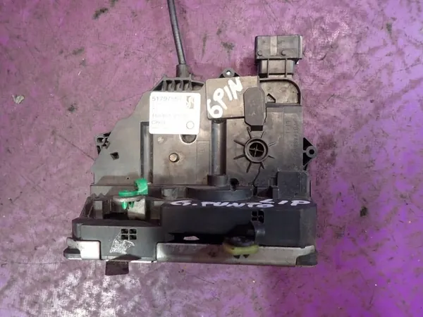 FIAT GRANDE PUNTO 05-10 Vorderes Linkes Schloss 51797557 6 Pin image 4