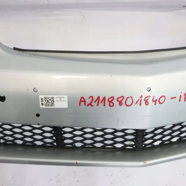 Mercedes W211 Voorbumper Iridium Zilver - OEM A2118801840 image 6