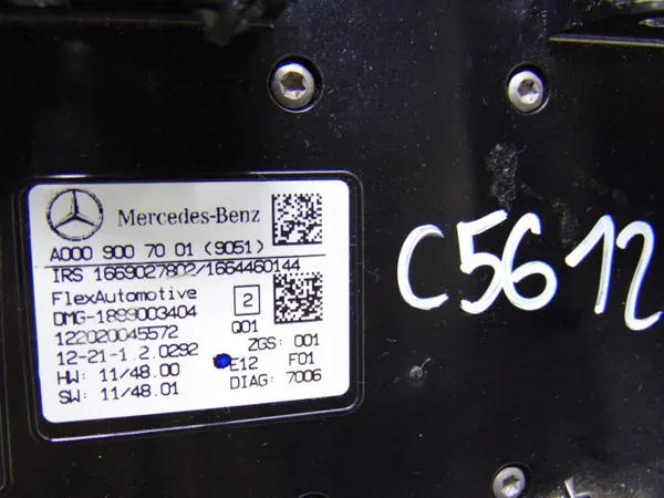 Luz de Techo Solar Mercedes W176 OEM A0009007001 image 4