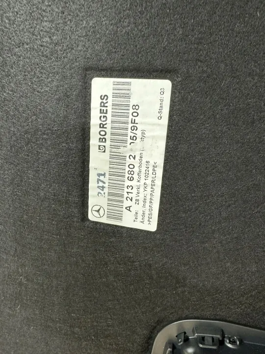 Plancher de coffre Mercedes E W213 OEM A2136802405 image 7