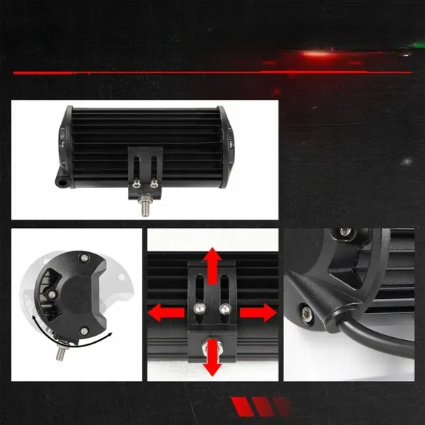 OEM B07V1TH4DH LED-työvalot 7" 24000LM 2 Kappaletta image 4