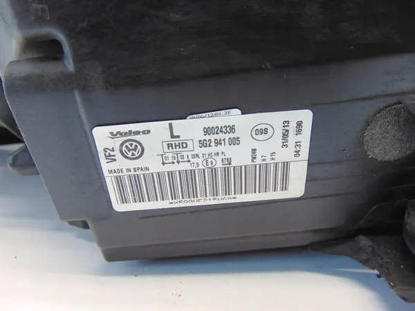 Left Headlight VW Golf VII 5G2941005 image 5
