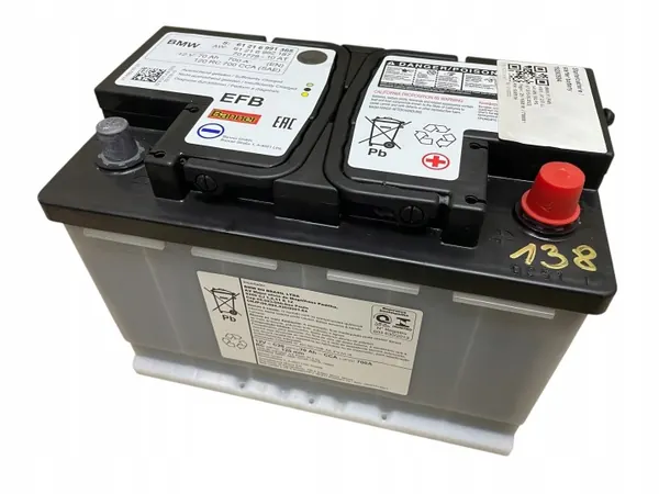 Batterie EFB OEM 6991365 12V 70Ah 720A pour BMW image 2
