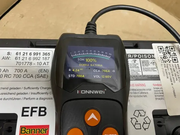 Batterie EFB OEM 6991365 12V 70Ah 720A pour BMW image 6