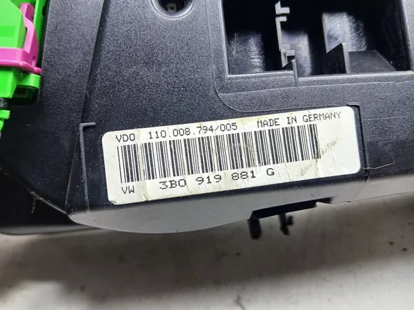 Horloge VW PASSAT B5 2.8 B 3B0919881G image 5