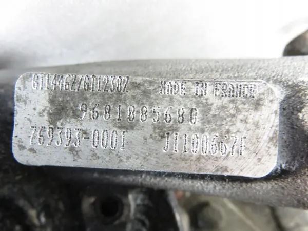 Gebrauchter Garrett Turbolader OEM 9681885680 image 7