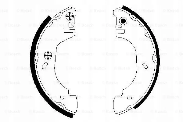 Jeu de plaquettes Bosch OEM 0 986 487 524 image 4