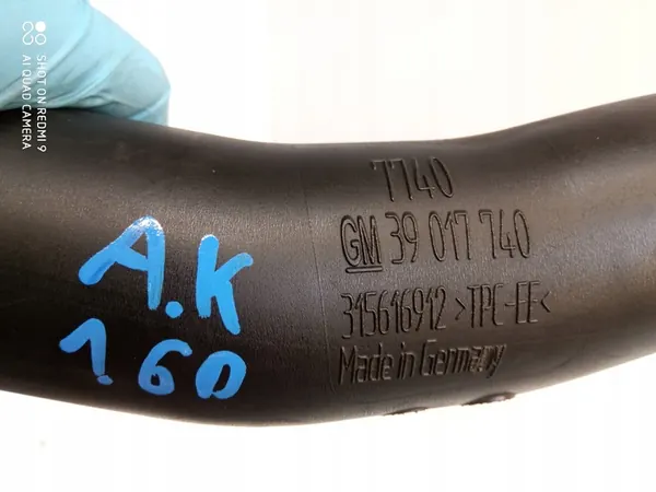 Tuyau intercooler Opel 39017740 image 2