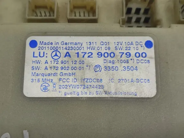 Mercedes-Benz Keyless startregelaar OEM A1729007900 image 10