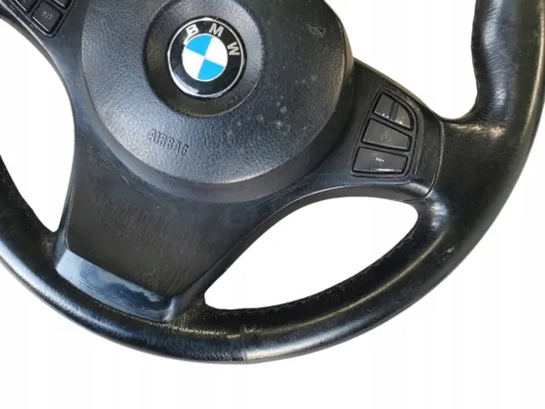 Begagnat BMW OE 3-ekigt Multifunktionsratt med Airbag image 3