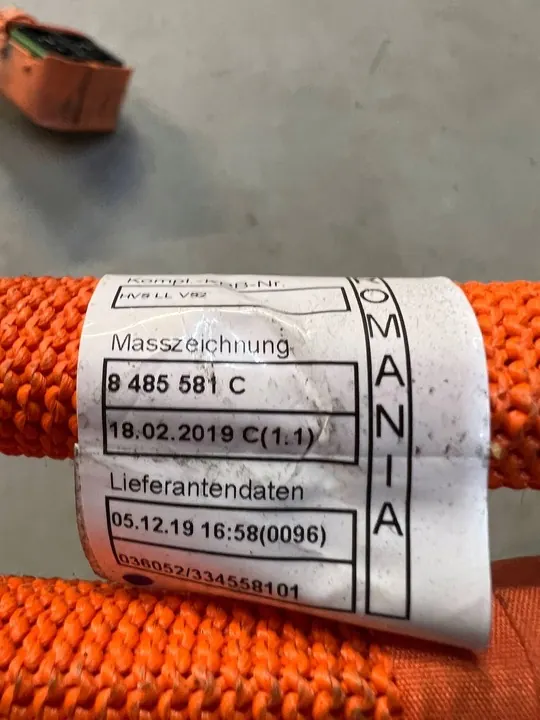 Cabo de alta tensão BMW X3 G01 2020 8485583 image 3