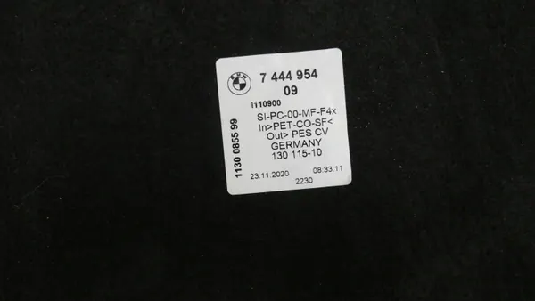 BMW F40 F44 achtervloerisolatie OEM 7444954 image 3