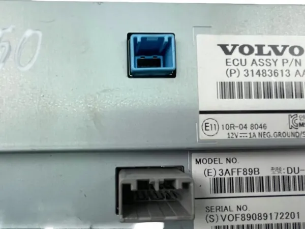 Volvo V40 Navigationsbildschirm OEM 31483613AA Gebraucht image 4
