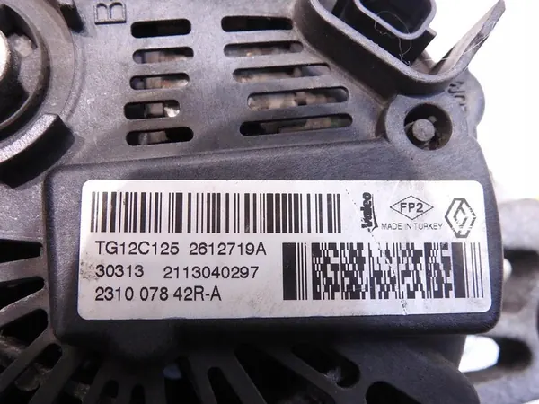 Vaihtovirtageneraattori Renault Clio IV 0.9 TCE 231007842R image 6