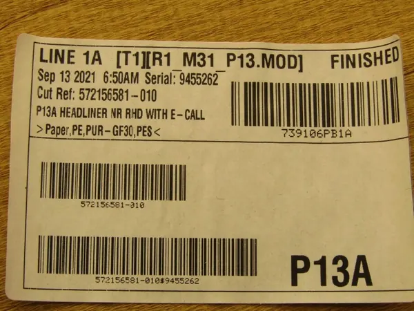 OEM 572156581 Techo Negro para Nissan Juke F16 image 3