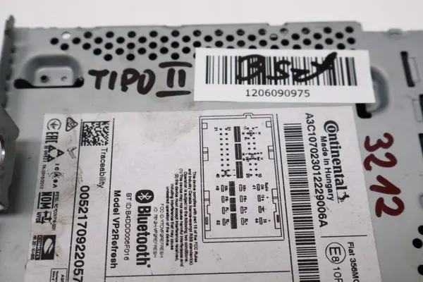 Radio Fiat Tipo II OEM 00521709220 - Usado image 7