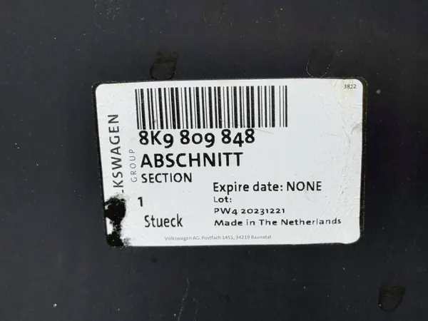 Audi A4 8K S-Line oikea kynnys OEM 8K9809848 2008-2015 image 6