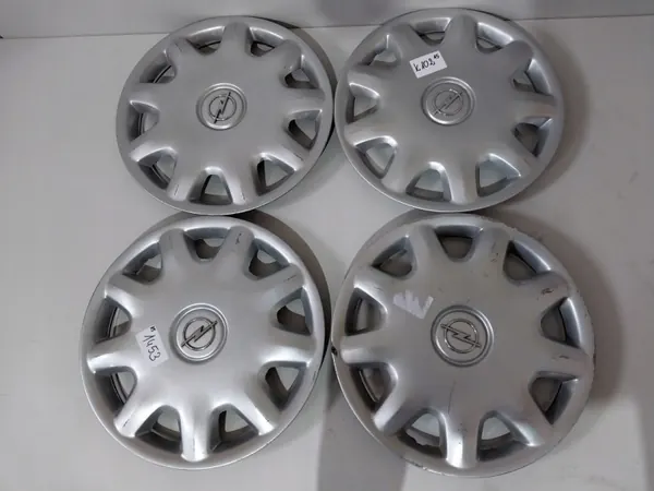 4x 15'' wieldoppen Opel Astra G H Corsa C D Meriva Zafira OEM 24443198 image 2