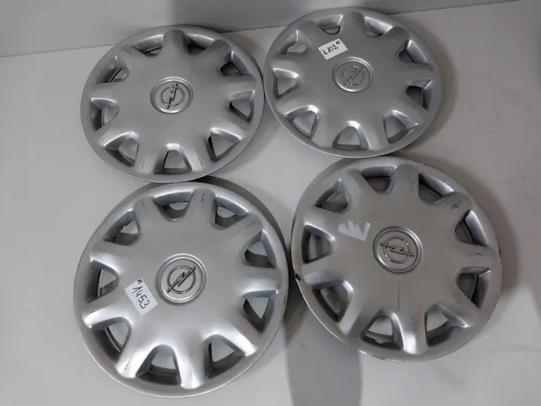 4x 15'' wieldoppen Opel Astra G H Corsa C D Meriva Zafira OEM 24443198 image 3