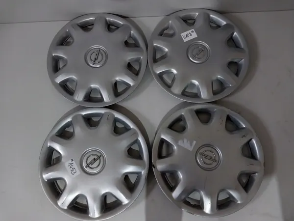 4x 15'' wieldoppen Opel Astra G H Corsa C D Meriva Zafira OEM 24443198 image 4