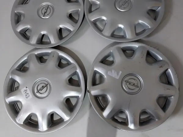 4x 15'' wieldoppen Opel Astra G H Corsa C D Meriva Zafira OEM 24443198 image 5