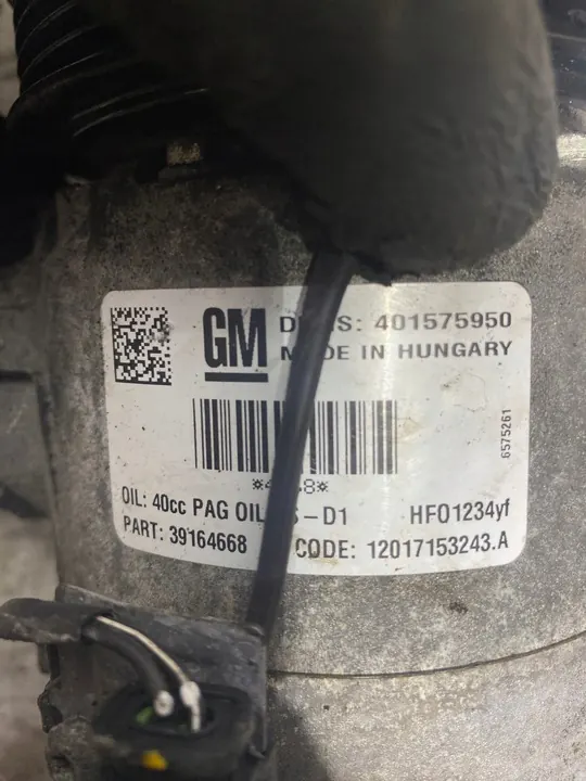 Ilmastointikompressori Opel Astra IV J Zafira C 1.6 CDTI image 2