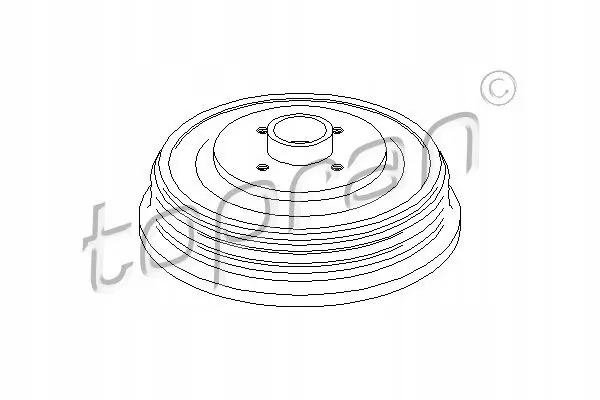 Tambor de freno Topran 112 138 image 2