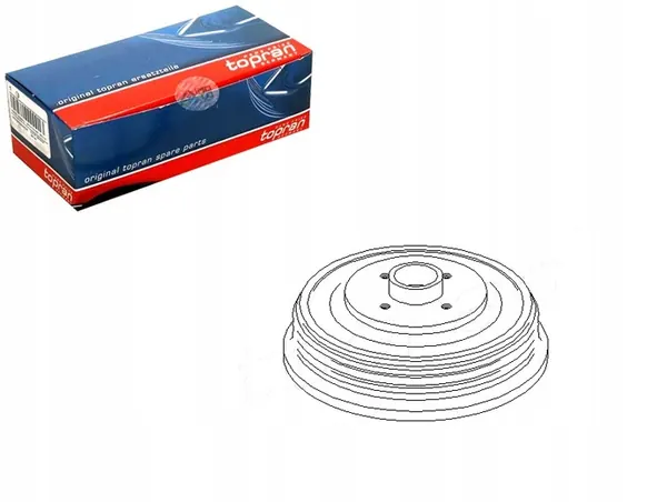 Tambor de freno Topran 112 138 image 4