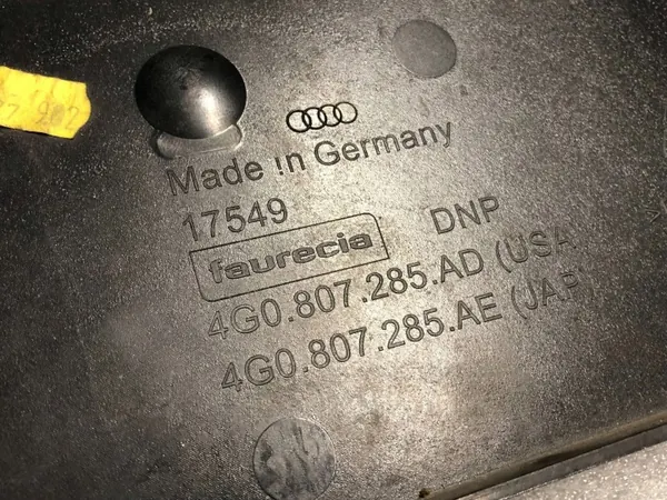 Audi A6 C7 Kennzeichenhalter OEM 4G0807285AD Original image 4
